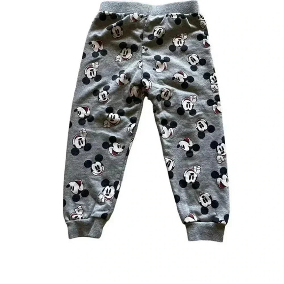 Disney Mickey Mouse Gray Jogger Leggings Cotton Girl Pants Bundle Sz 4T / XS - Picture 3 of 6